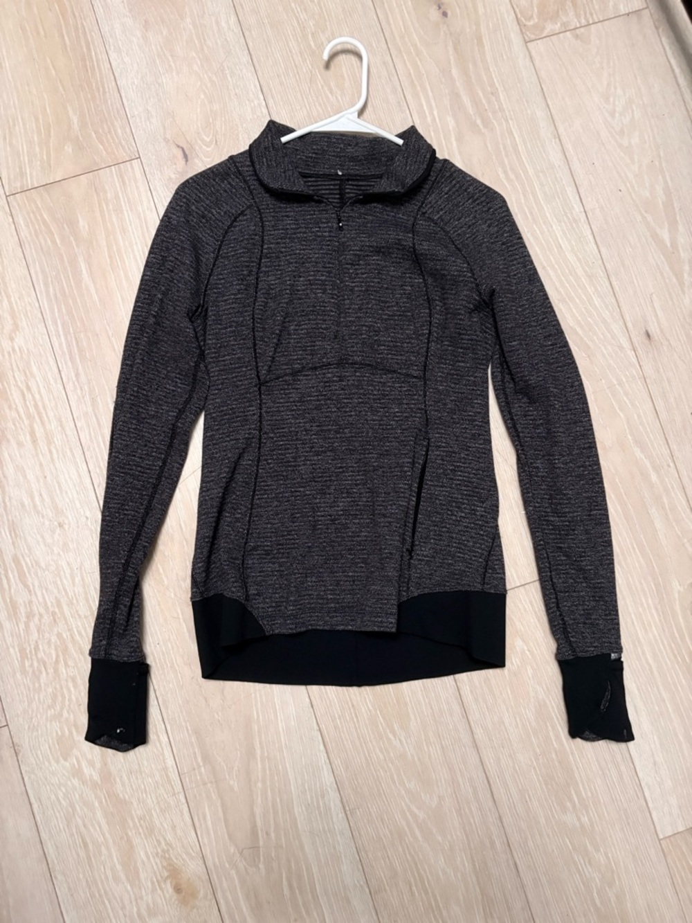 Lululemon Textured Half Zip Pullover Size 8